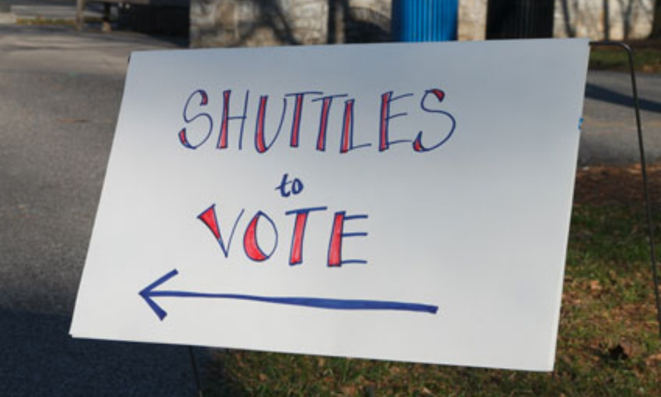 Shuttle to the Poll