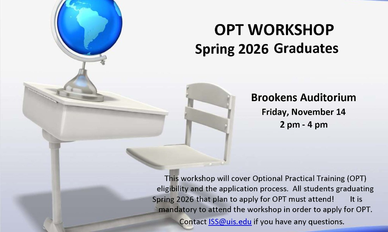 OPT Workshop for Spring 2026 Graduates