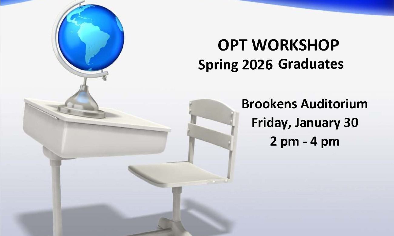 OPT Workshop for Spring 2026 graduates
