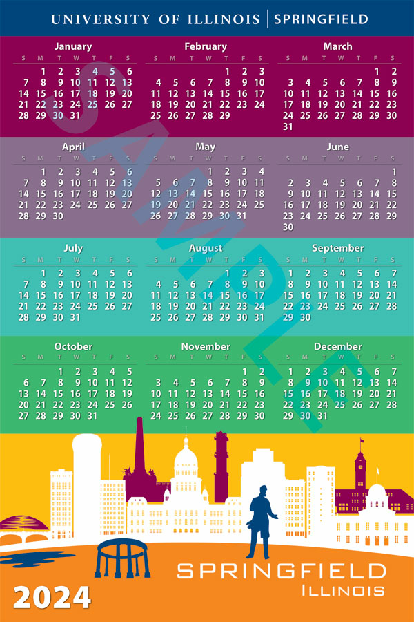 Calendars | University of Illinois Springfield Calendars | University of Illinois Springfield
