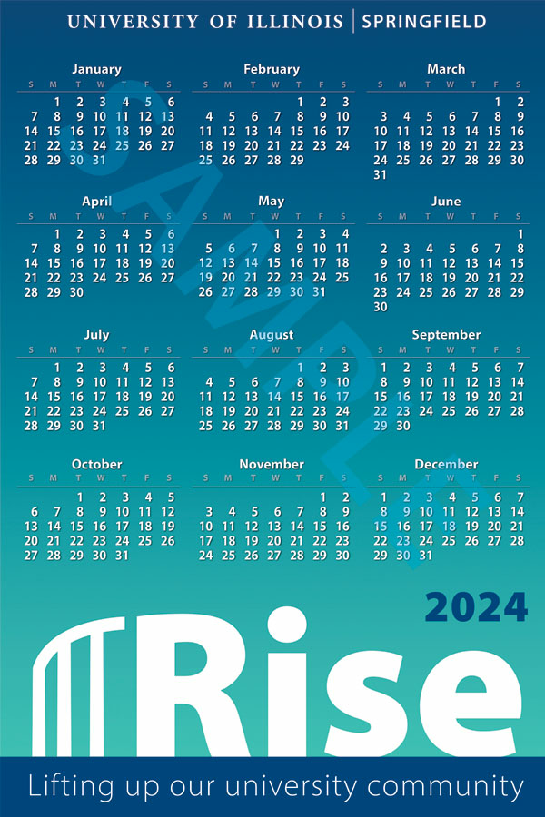 Calendars | University of Illinois Springfield Calendars | University of Illinois Springfield