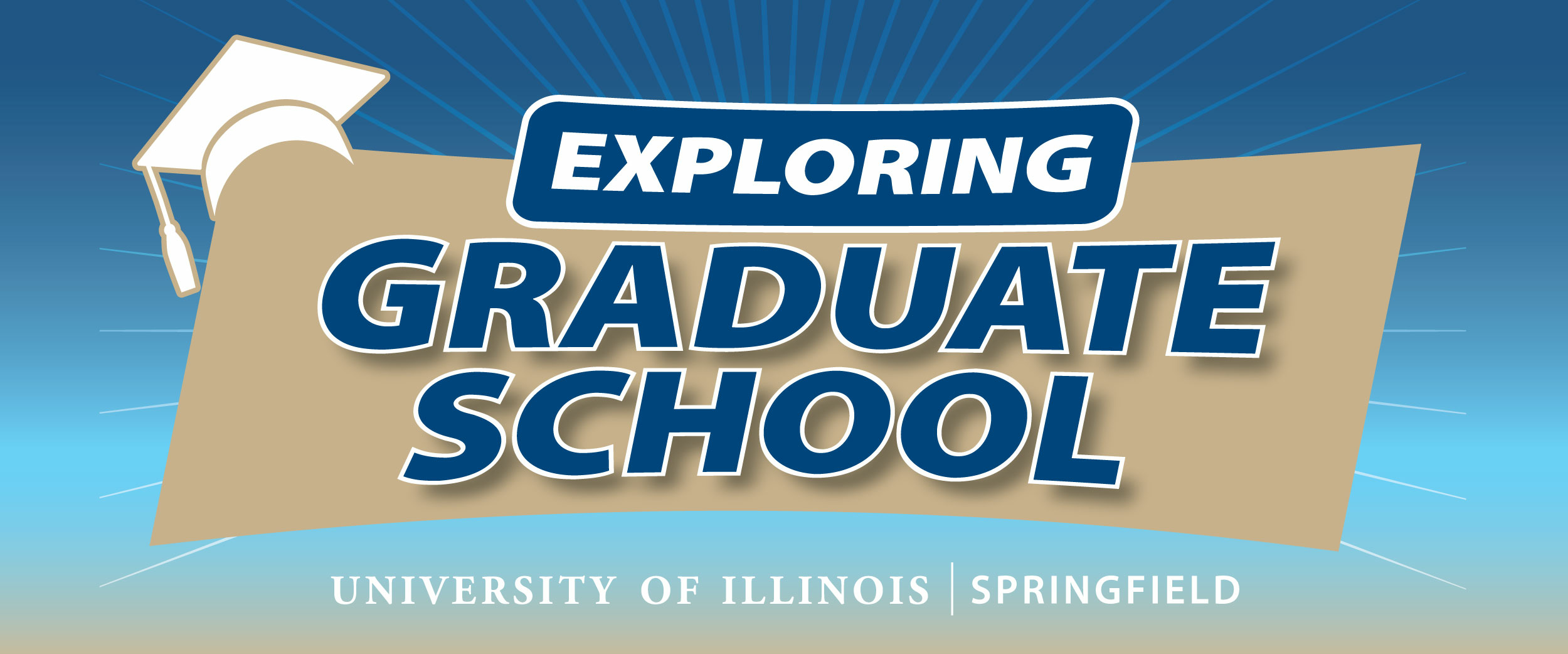 image is grad school banner for advertising purposes