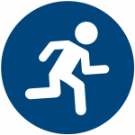 icon of a person running