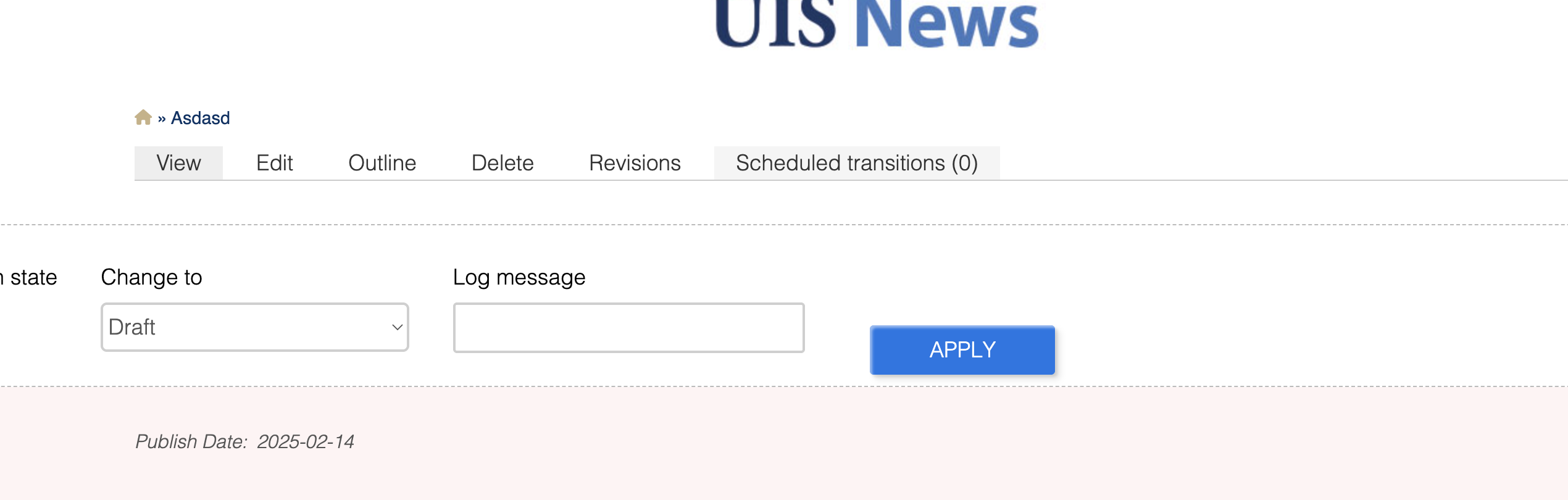 scheduled transitions