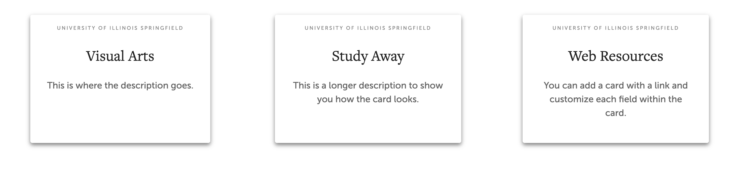 basic card screenshot