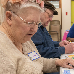 elderly people coloring