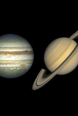 Saturn & Jupiter