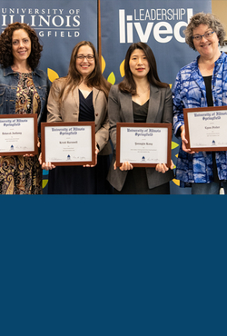 Faculty holding awards