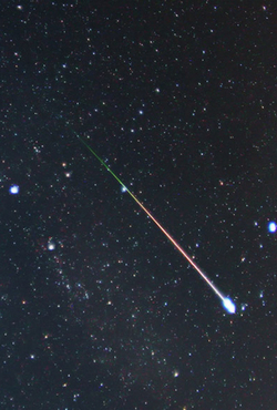 Perseid meteor shower