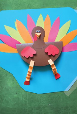 Paper turkey