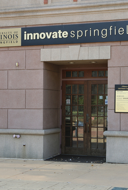 UIS Innovate Springfield building in downtown Springfield, IL