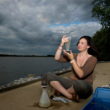 katie hollenbeck sampling water