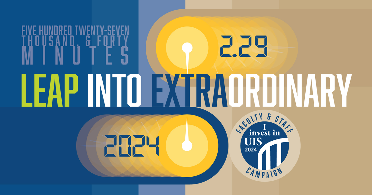 2024 Faculty & Staff Campaign logo - Leap Into Extraordinary