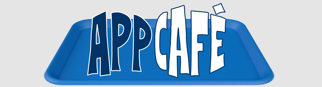 app cafe on lunch tray