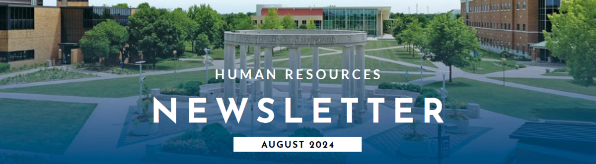 Human Resources August Newsletter Header