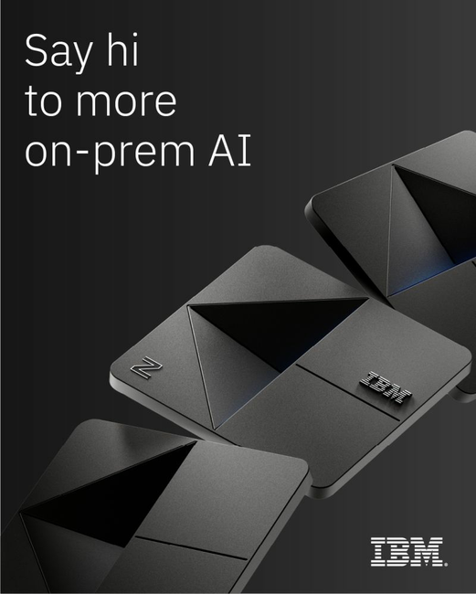 IBM Z AI Laptops "Say hi to more on-prem AI"