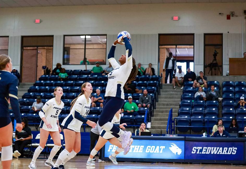 Volleyball player setting