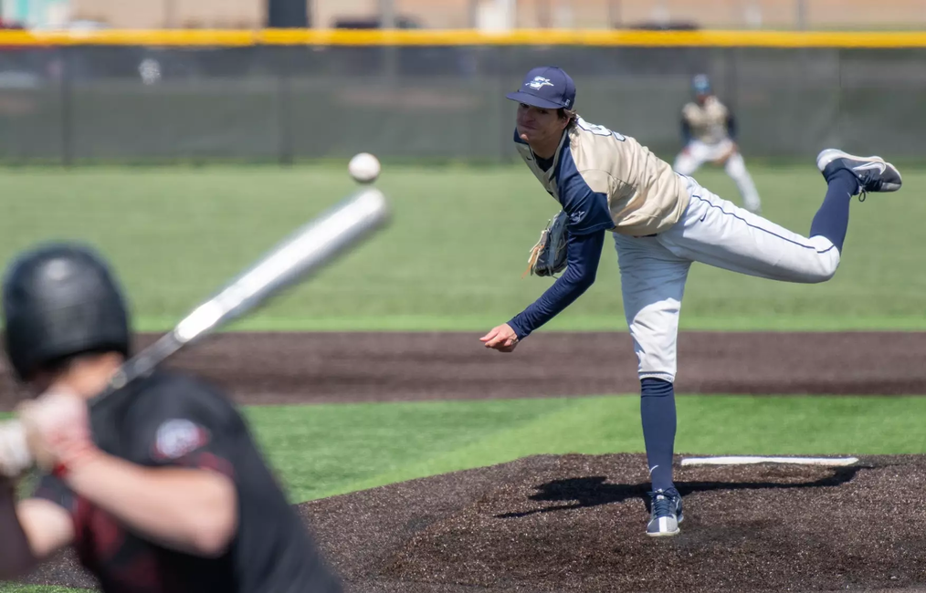 Seth Masters #9. Baseball vs. Lewis University Saturday, April 16, 2022.