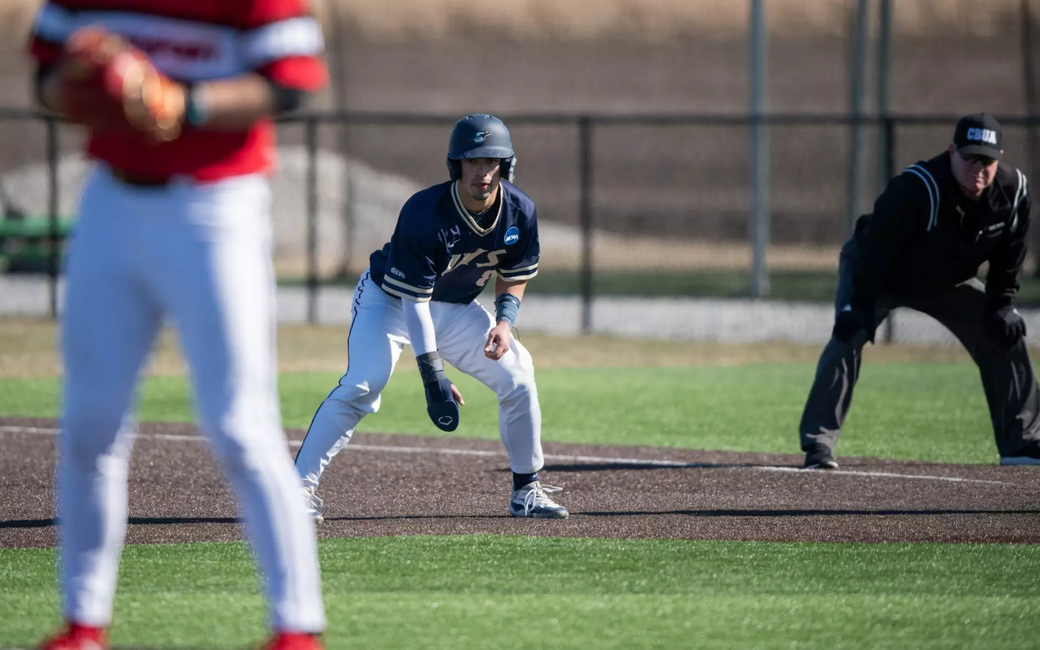 Noah Caceres on first base