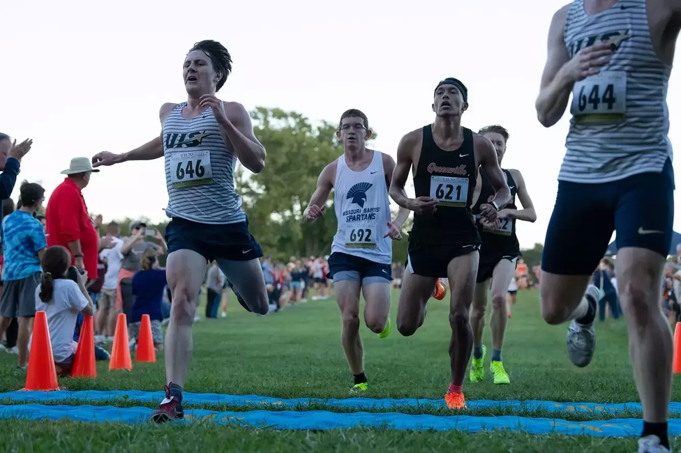 Danny Giacomini at the finish line