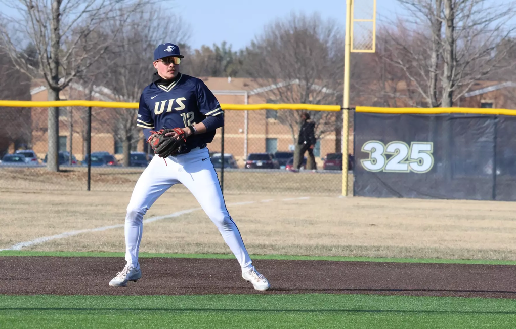 Michael Paule playing third base