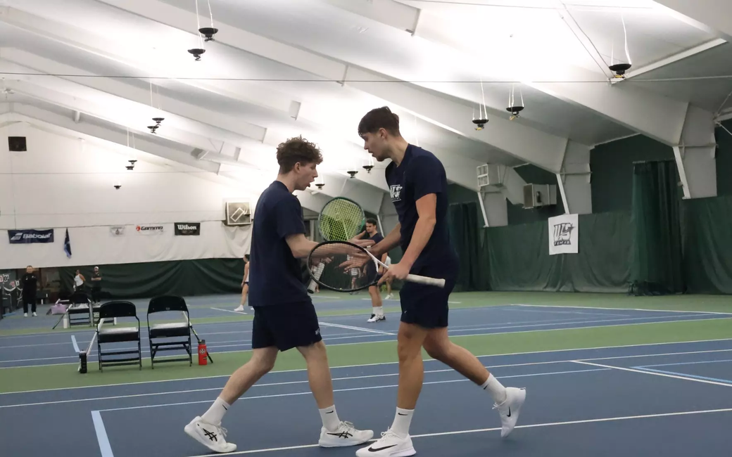 Miran Todorovic and Kai Van-Roon playing Tennis
