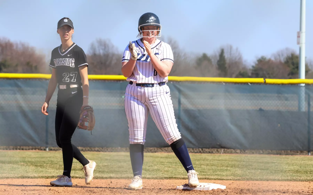 Nyla Cooper on second base