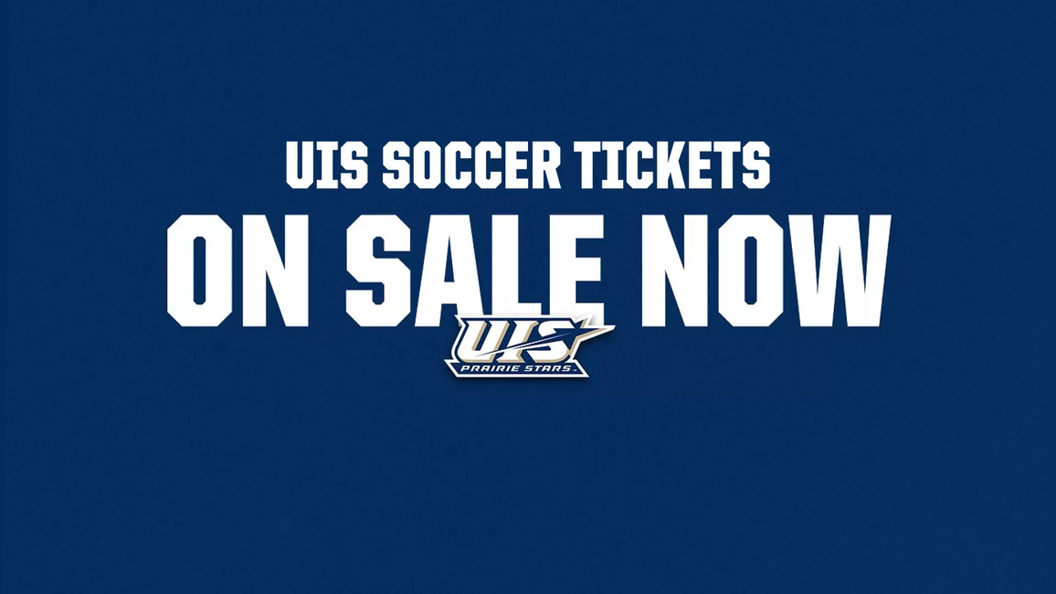 UIS Soccer Tickets on Sale Now. UIS Athletics logo