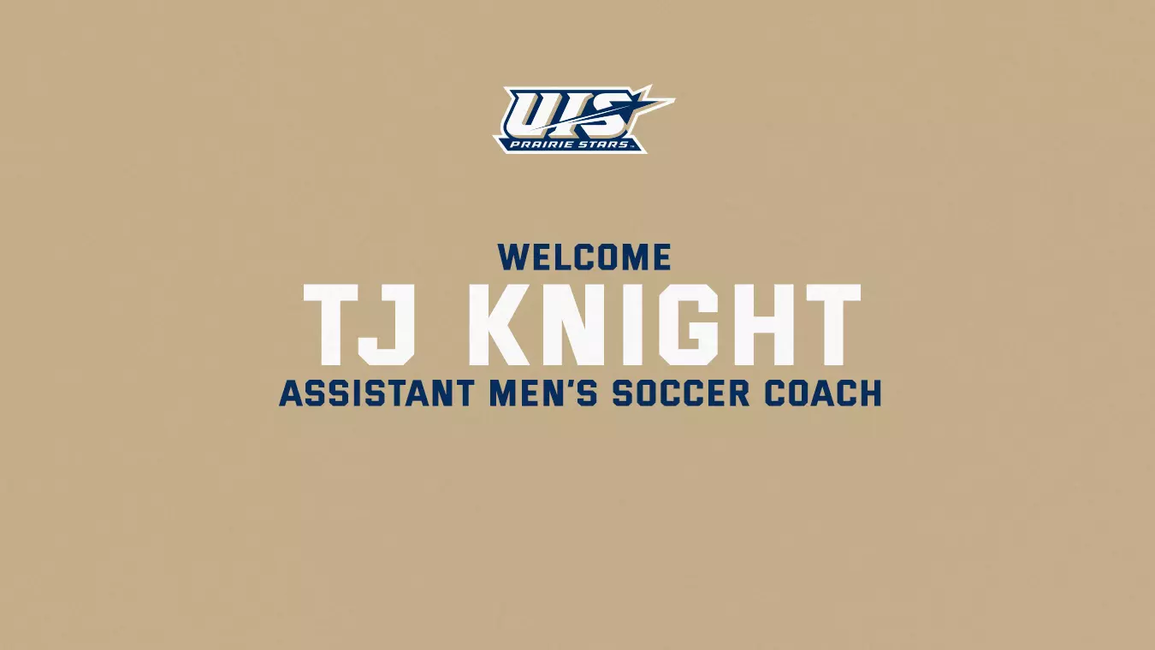 Welcome TJ Knight, assistant men's soccer coach, UIS Athletics logo