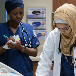 Nursing Students in simulation