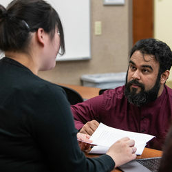 student and professor