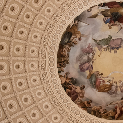 inside the dome of the Illinois Capitol Building