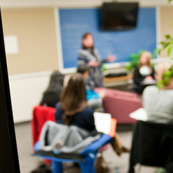 students in class