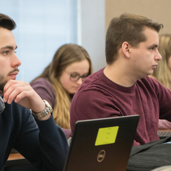 students paying attention in the classroom