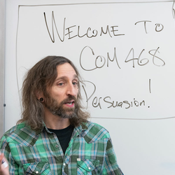 professor and whiteboard