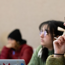 students in class