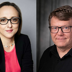 Alexandra Fillindra and John Transue