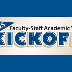 Faculty-Staff Academic Year Kickoff banner with UIS logo.