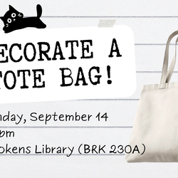 Decorate a tote bag graphic with a blank beige tote.