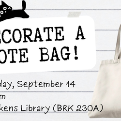 Decorate a Tote Bag