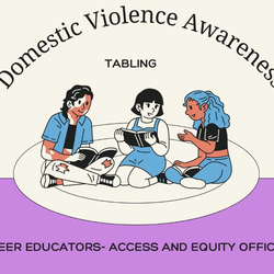 Domestic Violence Awareness Month Tabling