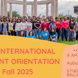 New International Student Orientation Fall 2025