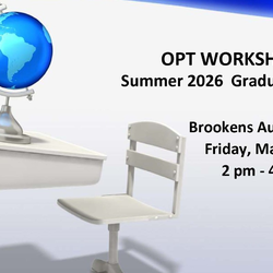 OPT Workshop for Summer 2026 graduates