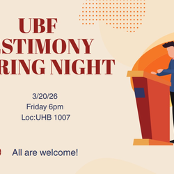 Testimony Sharing Night