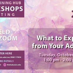 Academic Skills Workshop: What to Expect from Your Advisor