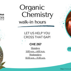 Organic Chemistry Walk-In Tutoring