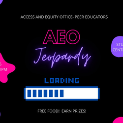 AEO Jeopardy with the Peer Educators!
