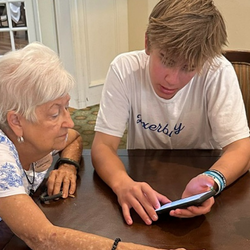 Service-a-thon: Helping Hands With Technology at Concordia Village
