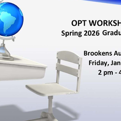 OPT Workshop for Spring 2026 graduates