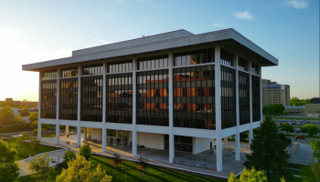 Image of the Horace Mann building in downtown Springfield